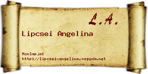 Lipcsei Angelina névjegykártya